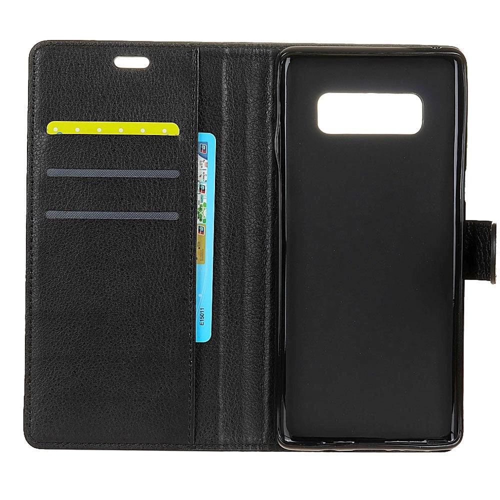 Samsung Galaxy S10e Soft Pouch Læder Cover m. Pung - Sort