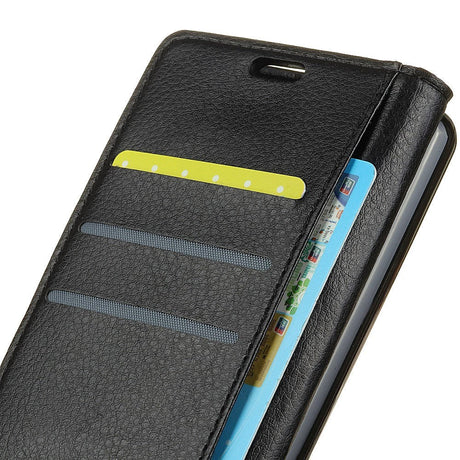 Samsung Galaxy S10+ (Plus) Soft Pouch Læder Cover m. Pung Sort