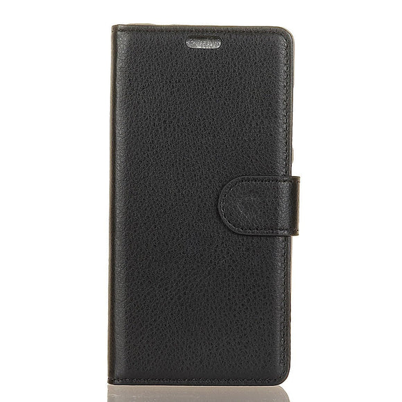 Samsung Galaxy S10+ (Plus) Soft Pouch Læder Cover m. Pung Sort