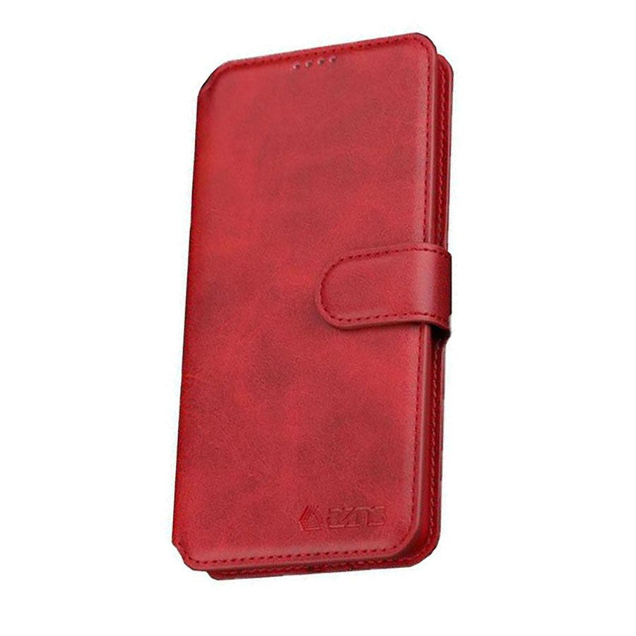 Samsung Galaxy S10 Læder Cover m. Pung Rød