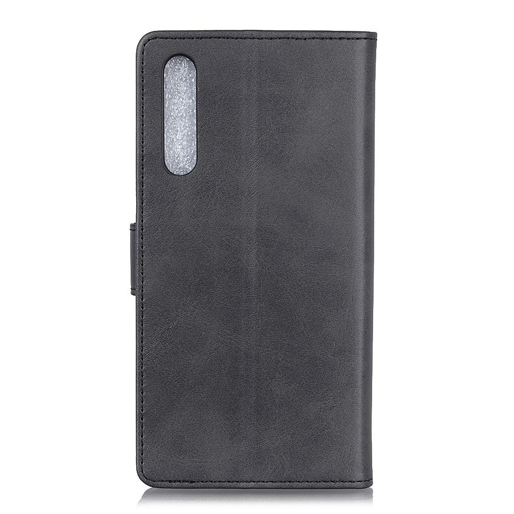 EIDERWOOD Samsung Galaxy A30s / A50 Kunstlæder Flip Cover m. Kortholder & Ståfunktion - Sort