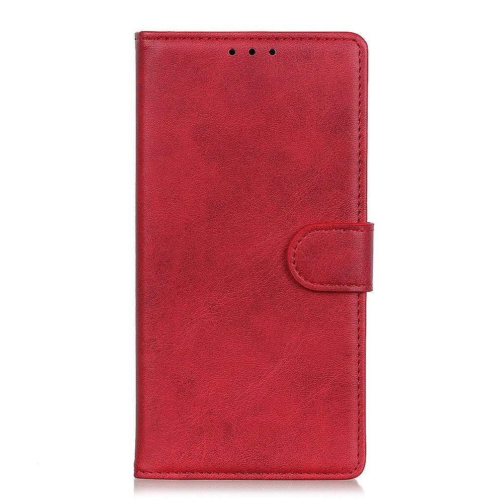 EIDERWOOD Samsung Galaxy A30s / A50 Kunstlæder Flip Cover m. Kortholder & Ståfunktion - Rød