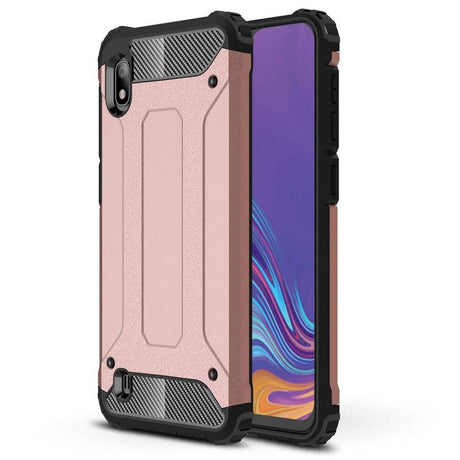 Samsung Galaxy A10 Heavy Duty Håndværker Cover - Rose Gold