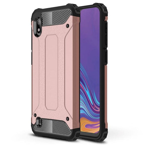 Samsung Galaxy A10 Heavy Duty Håndværker Cover - Rose Gold