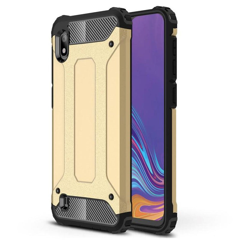 Samsung Galaxy A10 Heavy Duty Håndværker Cover - Guld