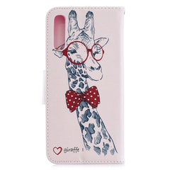 Samsung Galaxy A70 Læder Cover m. Pung Giraffe