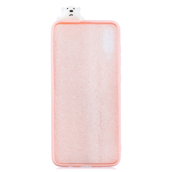 Samsung Galaxy A70 Fleksibelt Plastik Cover 3D Bjørne
