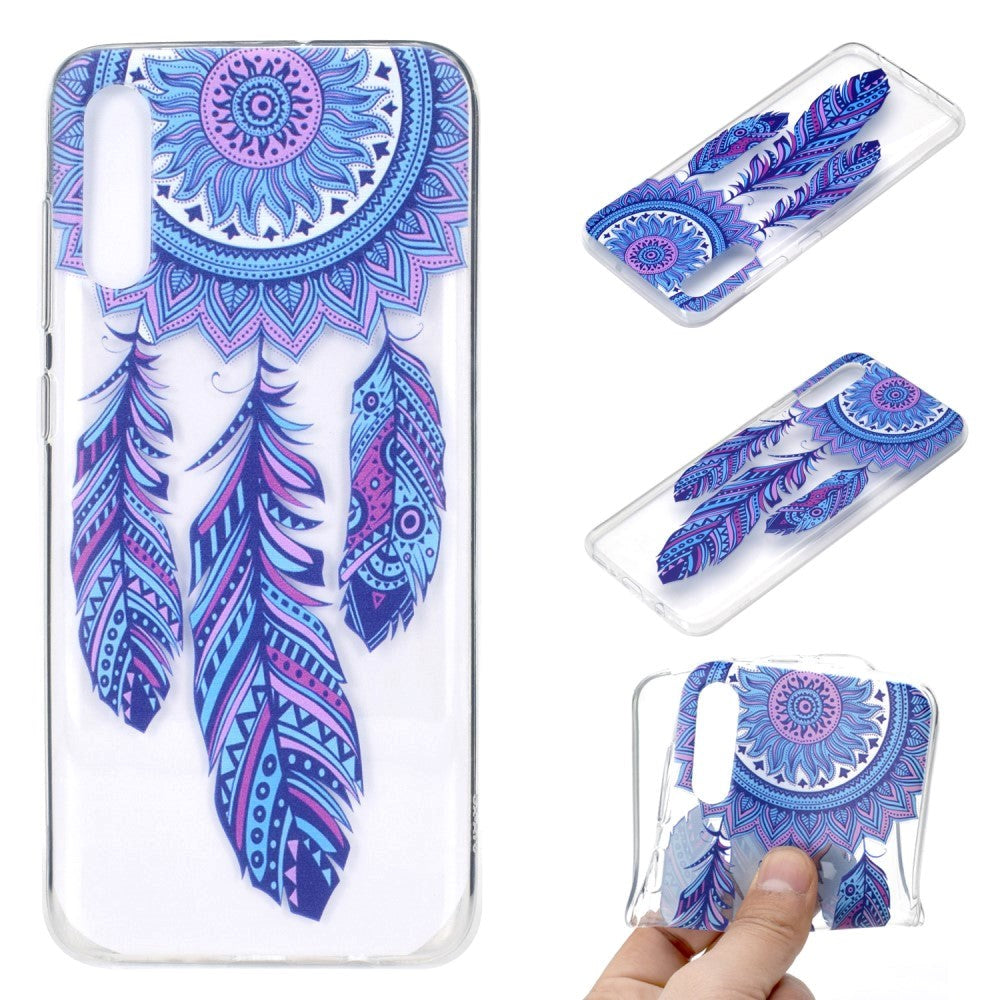 Samsung Galaxy A70 Fleksibelt Plastik Cover - Drømmefanger