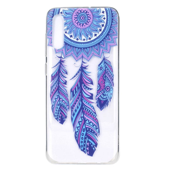 Samsung Galaxy A70 Fleksibelt Plastik Cover - Drømmefanger