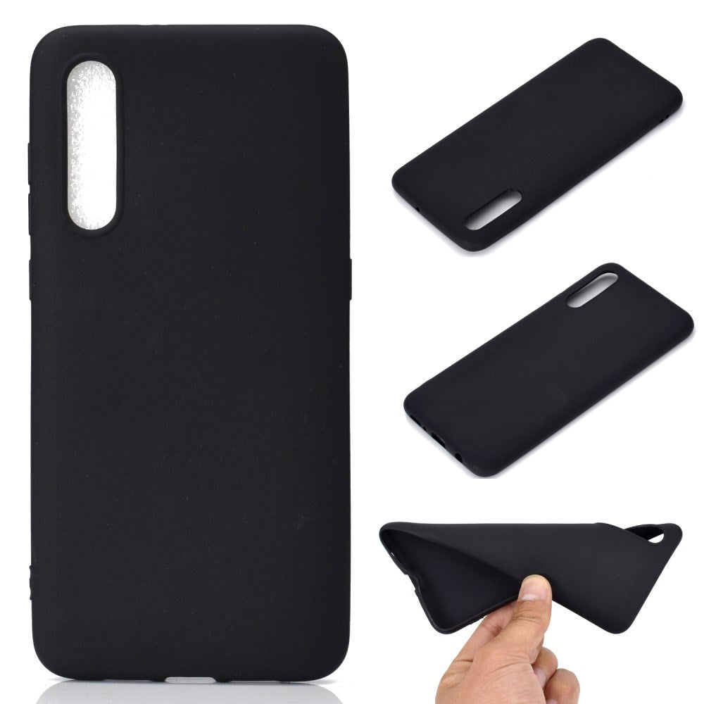 EIDERWOOD Samsung Galaxy A30s / A50 Fleksibelt Plastik Cover - Sort