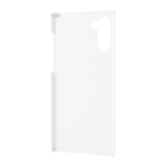 Samsung Galaxy Note 10 Mat Plastik Cover Hvid