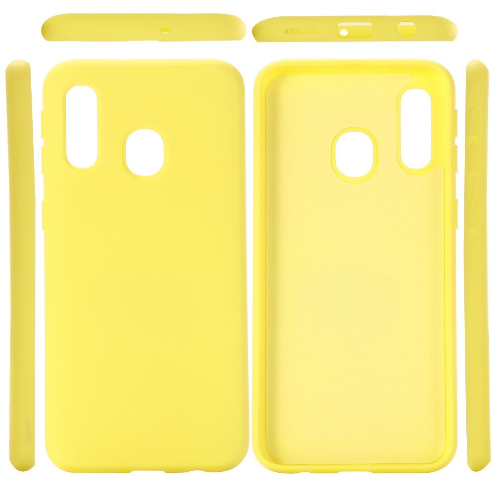 EIDERWOOD Samsung Galaxy A40 Silikone Cover - Gul