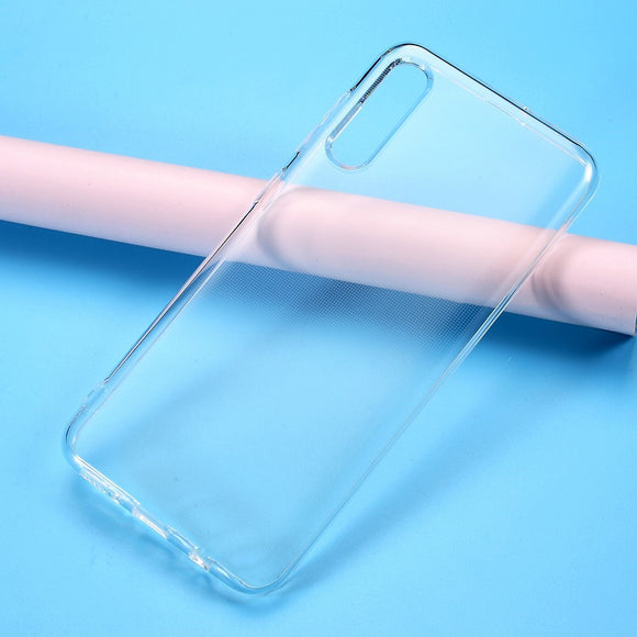 EIDERWOOD Samsung Galaxy A30s / A50 Fleksibelt Plastik Bagside Cover - Gennemsigtig