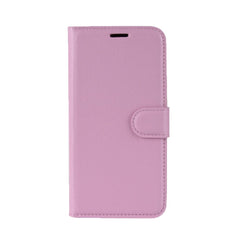 Samsung Galaxy A71 Litchi Læder Cover m. Pung - Lyserød