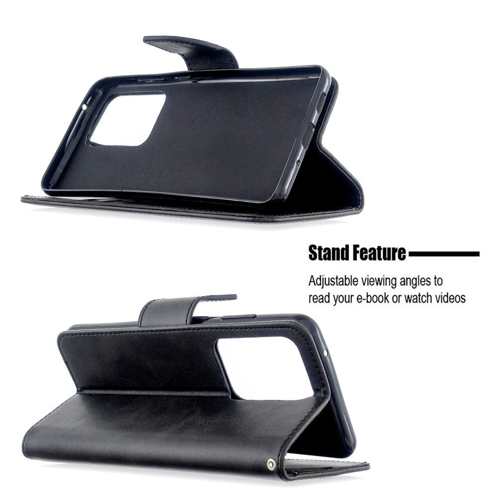 EIDERWOOD Samsung Galaxy S20 Ultra Kunstlæder Cover m. Pung & Ståfunktion - Sort