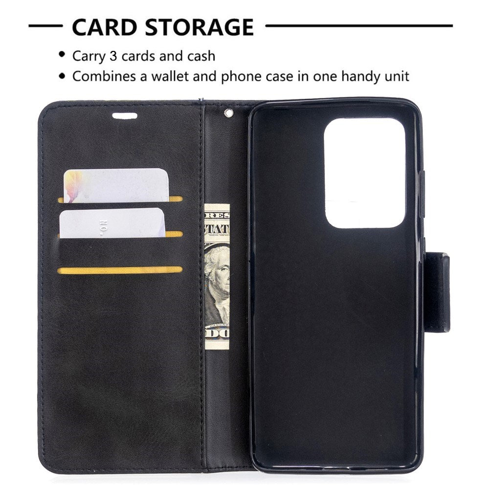 EIDERWOOD Samsung Galaxy S20 Ultra Kunstlæder Cover m. Pung & Ståfunktion - Sort