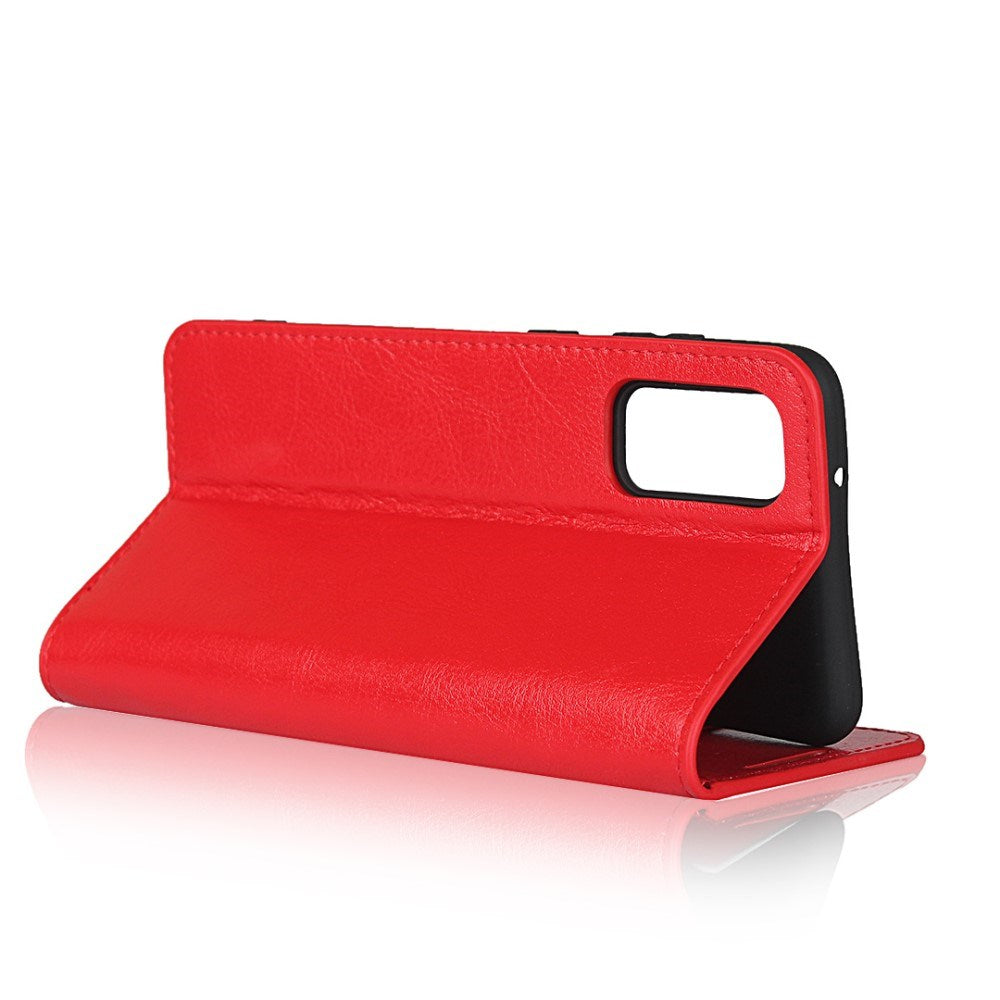 EIDERWOOD Samsung Galaxy S20 Kunstlæder Flip Cover m. Kortholder & Ståfunktion - Rød