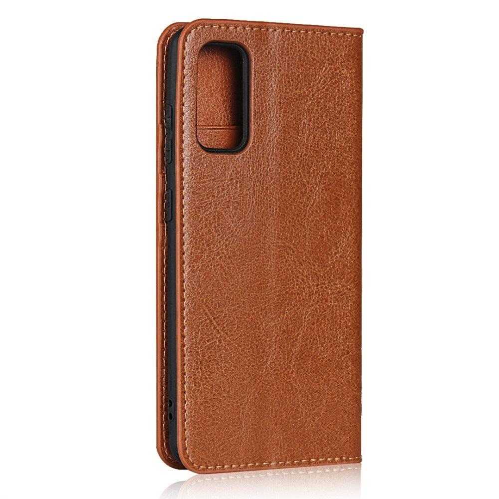EIDERWOOD Samsung Galaxy S20 Kunstlæder Flip Cover m. Kortholder & Ståfunktion - Brun