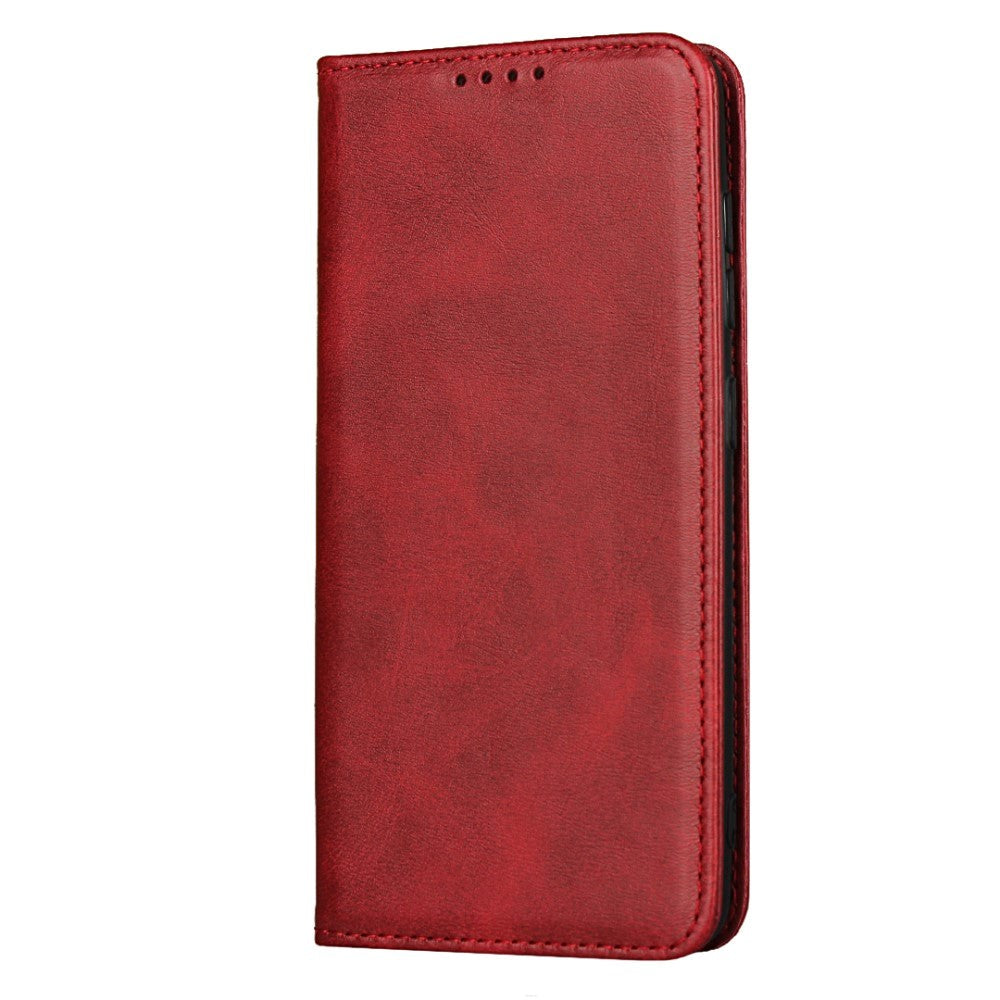 Samsung Galaxy A41 Læder Cover m. Pung Rød
