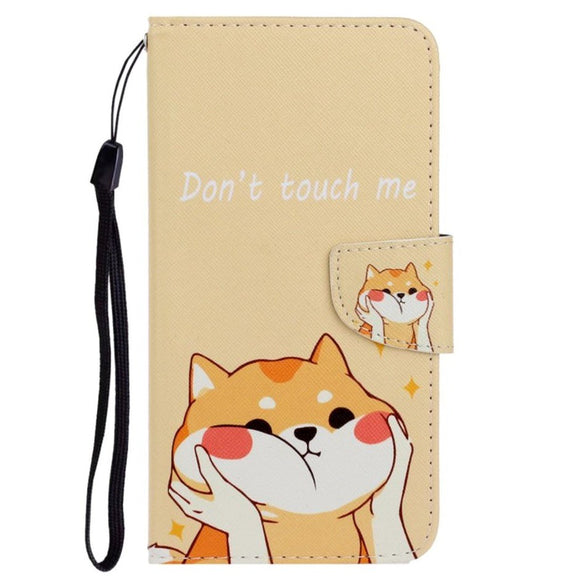 Samsung Galaxy M11 Læder Cover m. Pung - Tyk Kat