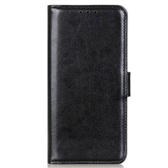 Samsung Galaxy M11 Læder Flip Cover m. Pung - Sort