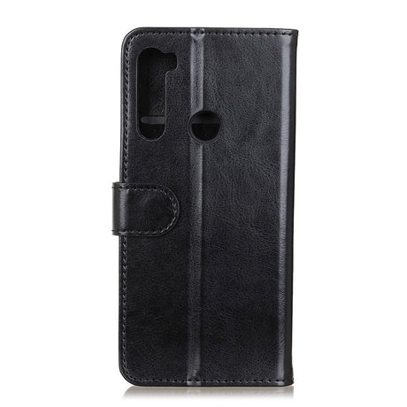 Samsung Galaxy M11 Læder Flip Cover m. Pung - Sort