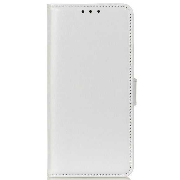 Samsung Galaxy M11 Læder Flip Cover m. Pung - Hvid