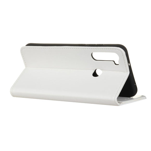 Samsung Galaxy M11 Læder Flip Cover m. Pung - Hvid