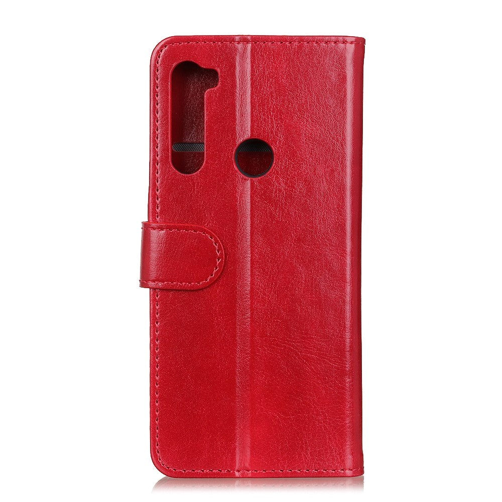 Samsung Galaxy M11 Læder Flip Cover m. Pung - Rød