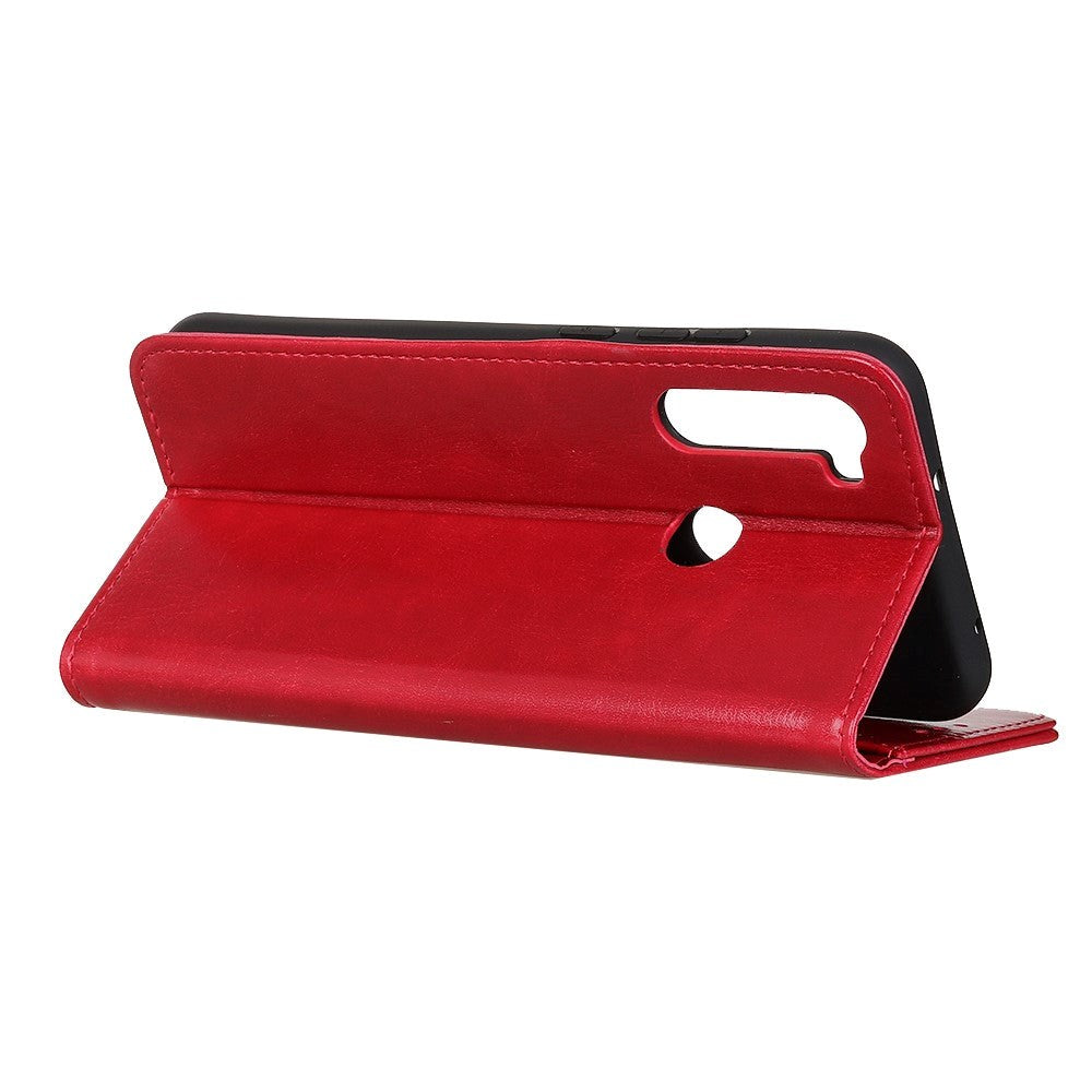 Samsung Galaxy M11 Læder Flip Cover m. Pung - Rød