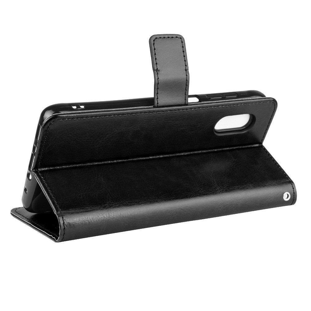 EIDERWOOD Samsung Galaxy Xcover Pro Kunstlæder Flip Cover m. Strop - Sort