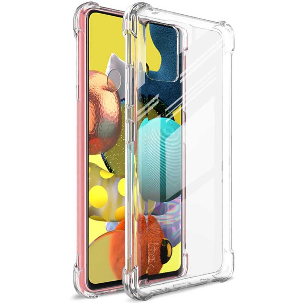 EIDERWOOD Samsung Galaxy A51 (5G) Plastik Cover m. Stødabsorberende Hjørner - Gennemsigtig