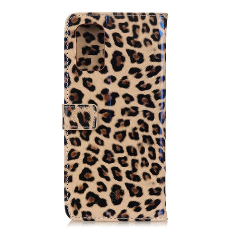 Samsung Galaxy Note 20 Læder Cover m. Pung - Leopard