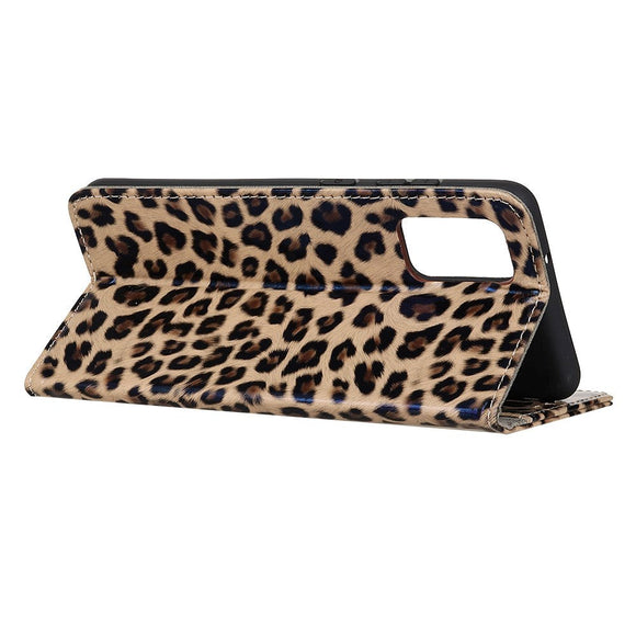 Samsung Galaxy Note 20 Læder Cover m. Pung - Leopard
