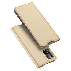 Samsung Galaxy Note 20 DUX DUCIS Skin Pro Series Læder Cover m. Pung - Guld