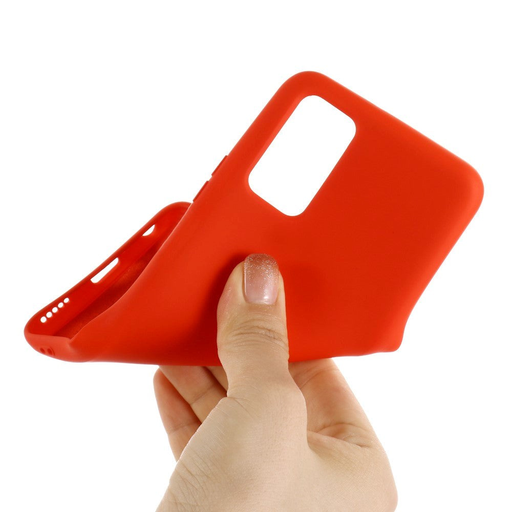 Samsung Galaxy Note 20 Liquid Silikone Cover - Rød
