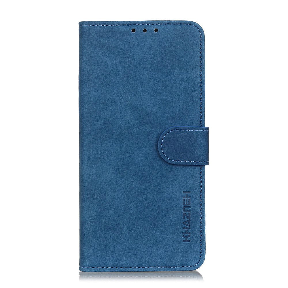 Samsung Galaxy S20 FE / S20 FE (5G) KHAZNEH Retro Læder Cover m. Pung - Blå