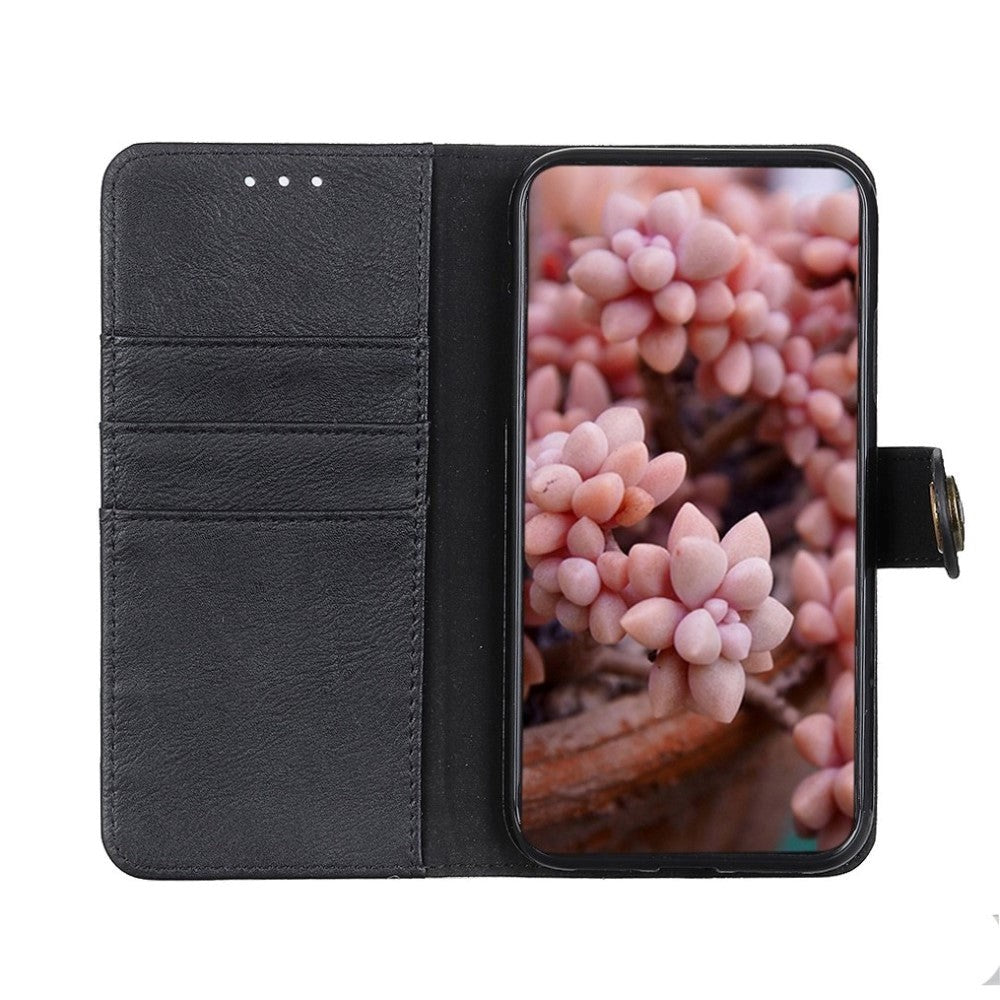 Samsung Galaxy S20 FE / S20 FE (5G) KHAZNEH Læder Flip Cover m. Pung - Sort