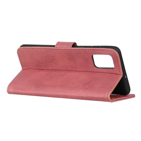 Samsung Galaxy S20 FE / S20 FE (5G) KHAZNEH Læder Flip Cover m. Pung - Lyserød