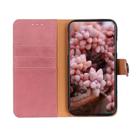 Samsung Galaxy S20 FE / S20 FE (5G) KHAZNEH Læder Flip Cover m. Pung - Lyserød