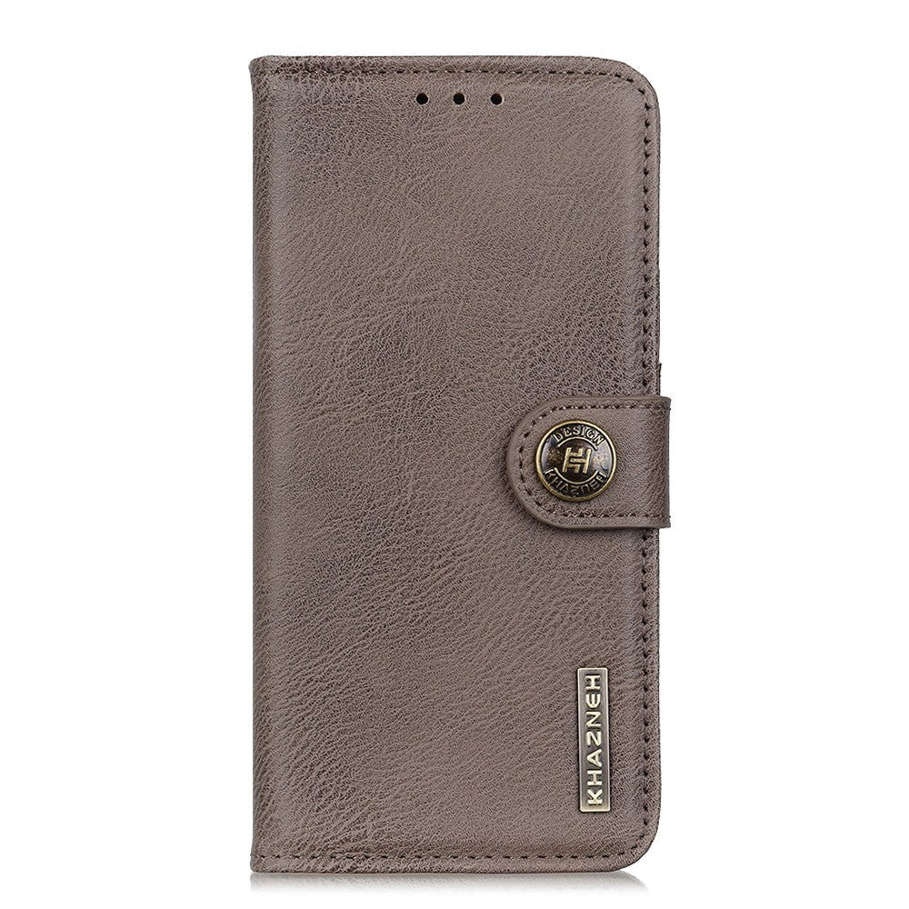 Samsung Galaxy S20 FE / S20 FE (5G) KHAZNEH Læder Flip Cover m. Pung - Mokka