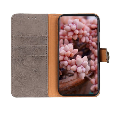 Samsung Galaxy S20 FE / S20 FE (5G) KHAZNEH Læder Flip Cover m. Pung - Mokka