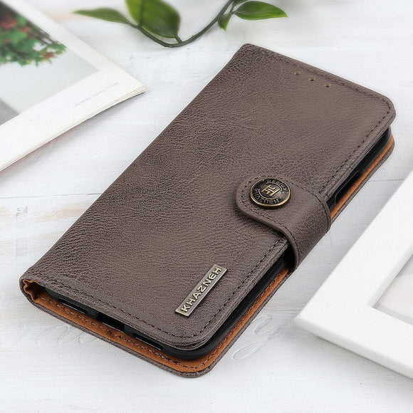 Samsung Galaxy S20 FE / S20 FE (5G) KHAZNEH Læder Flip Cover m. Pung - Mokka