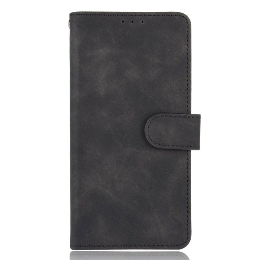 Samsung Galaxy S20 FE / S20 FE (5G) Blødt Læder Cover m. Pung - Sort