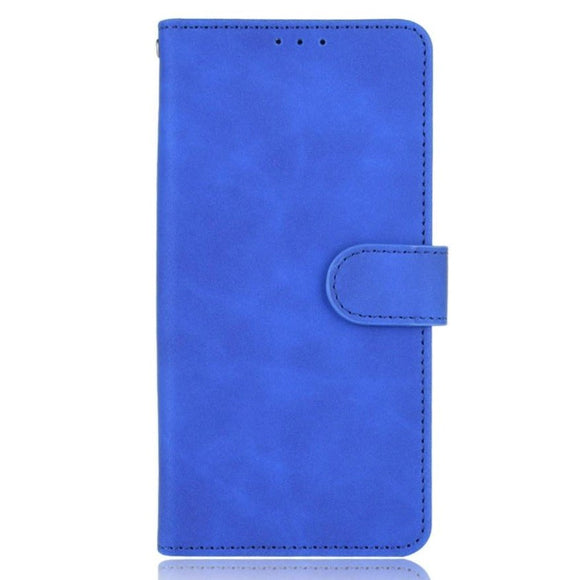 Samsung Galaxy S20 FE / S20 FE (5G) Blødt Læder Cover m. Pung - Blå