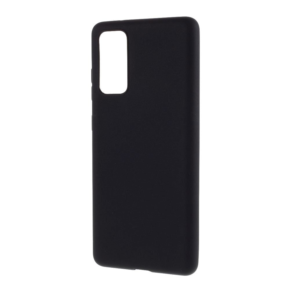 Samsung Galaxy S20 FE / S20 FE (5G) Fleksibelt Mat Plastik Cover - Sort