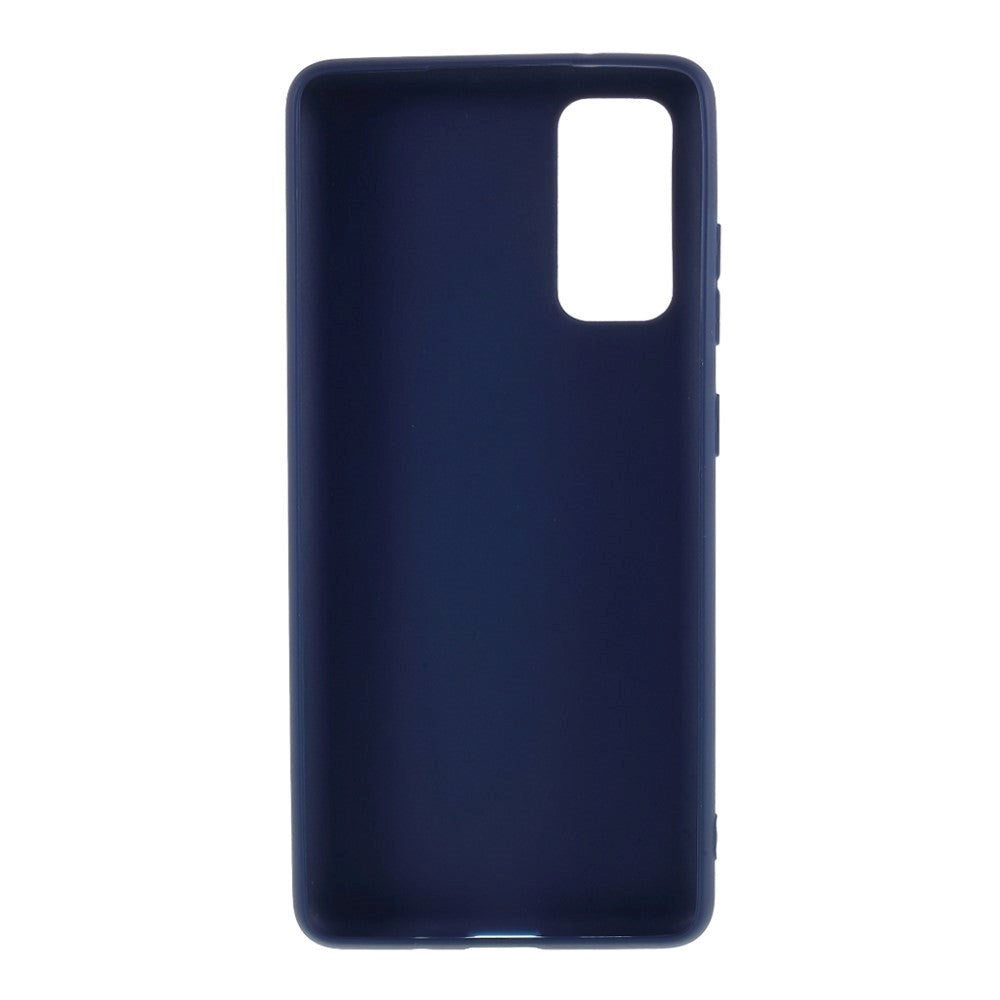 Samsung Galaxy S20 FE / S20 FE (5G) Fleksibelt Mat Plastik Cover - Blå