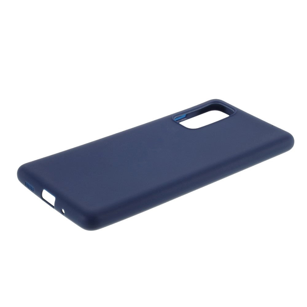 Samsung Galaxy S20 FE / S20 FE (5G) Fleksibelt Mat Plastik Cover - Blå