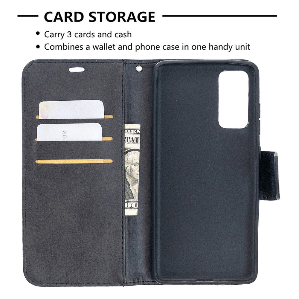 EIDERWOOD Samsung Galaxy S20 FE / S20 FE (5G) Kunstlæder Cover m. Pung & Ståfunktion - Sort