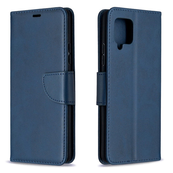 EIDERWOOD Samsung Galaxy A42 (5G) Kunstlæder Flip Cover m. Strop - Blå